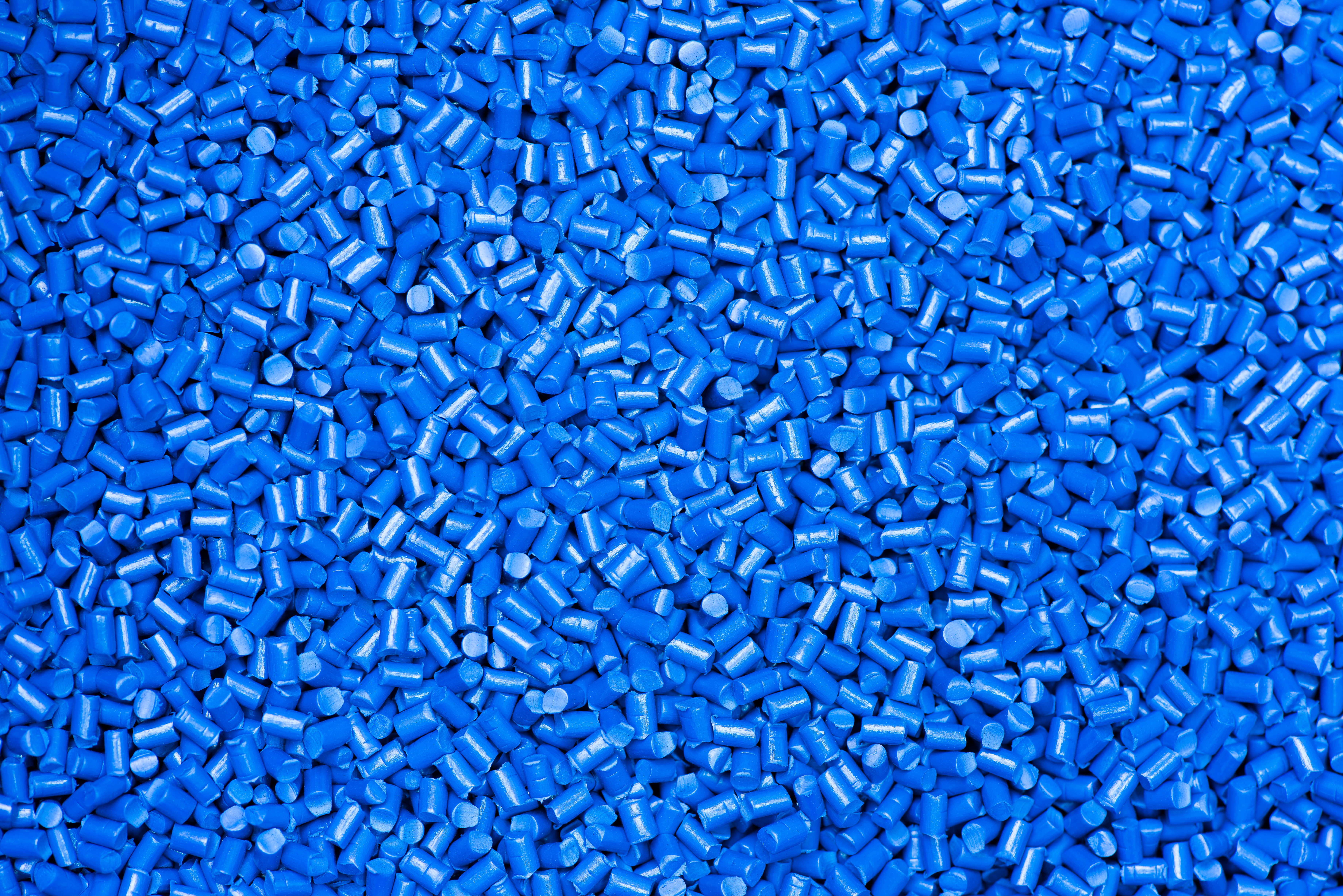 Blue Plastic Pellets