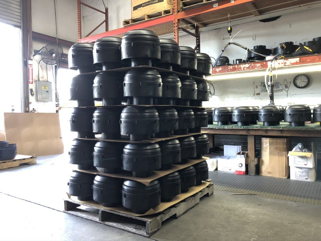 Production Parts on a Pallet